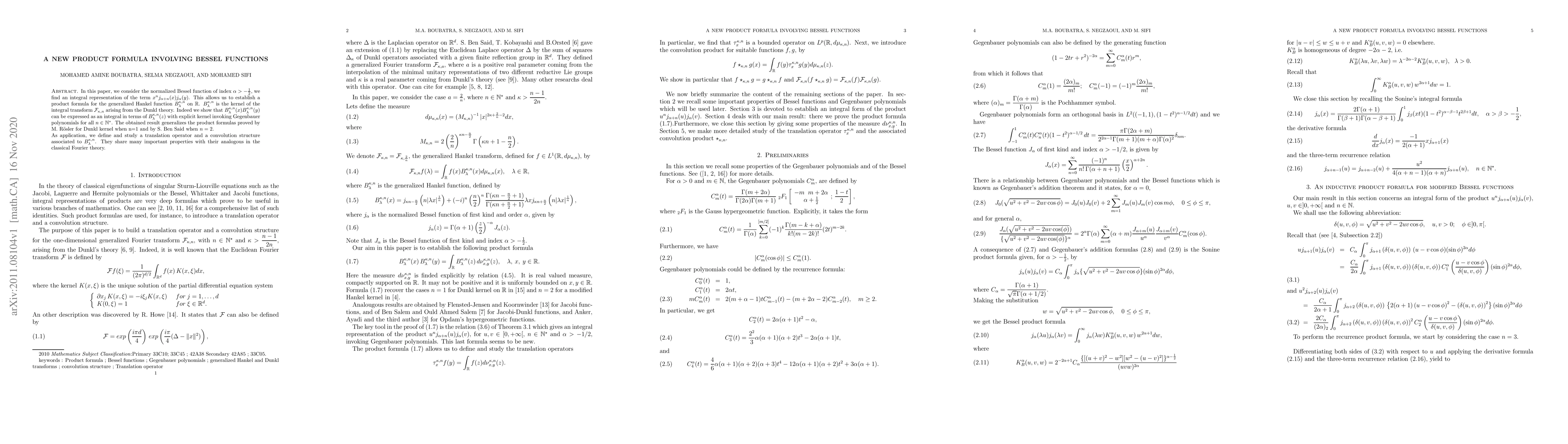 Thumbnail for A New Product Formula Involving Bessel Functions