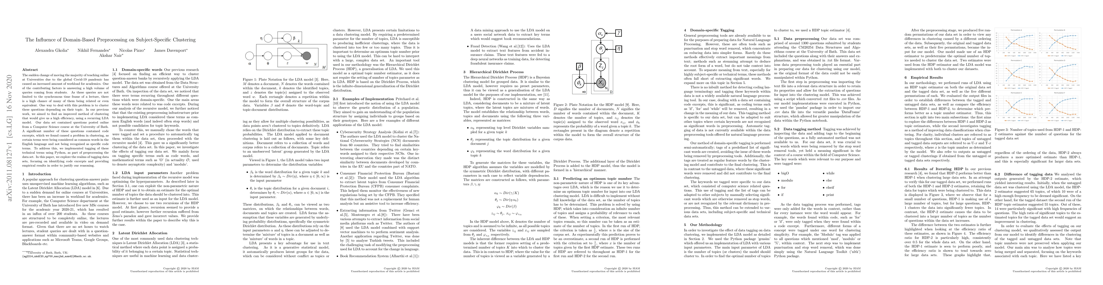 Thumbnail for The Influence of Domain-Based Preprocessing on Subject-Specific
  Clustering