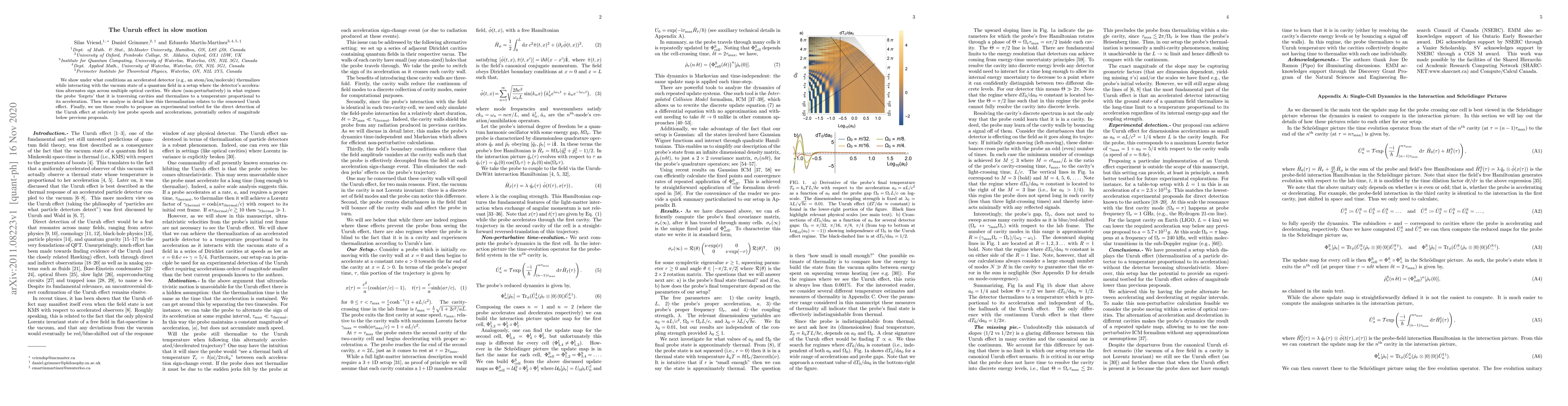 Thumbnail for The Unruh effect in slow motion