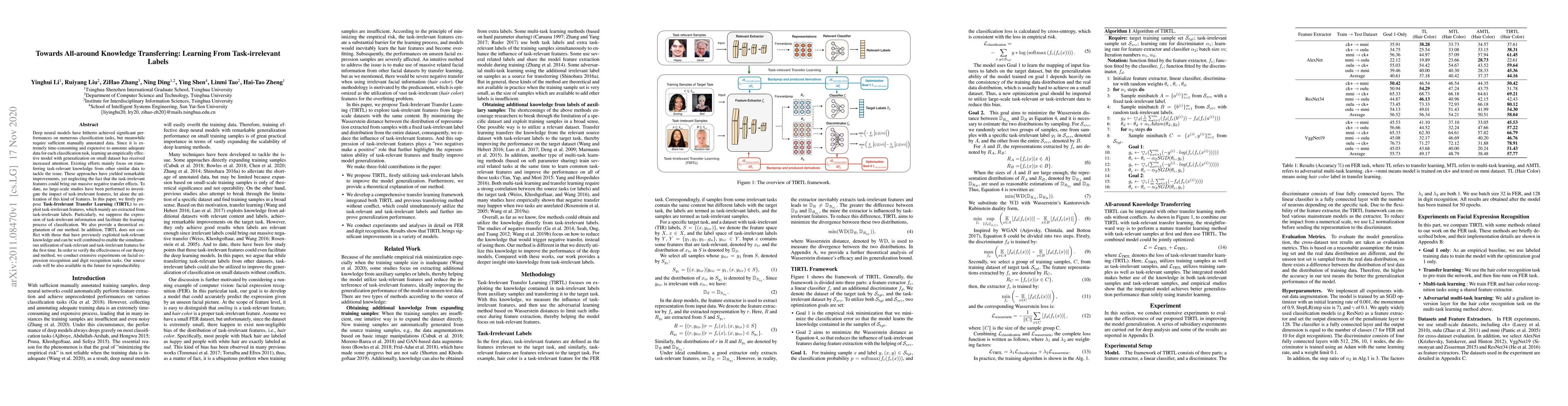 Thumbnail for Towards All-around Knowledge Transferring: Learning From Task-irrelevant
  Labels