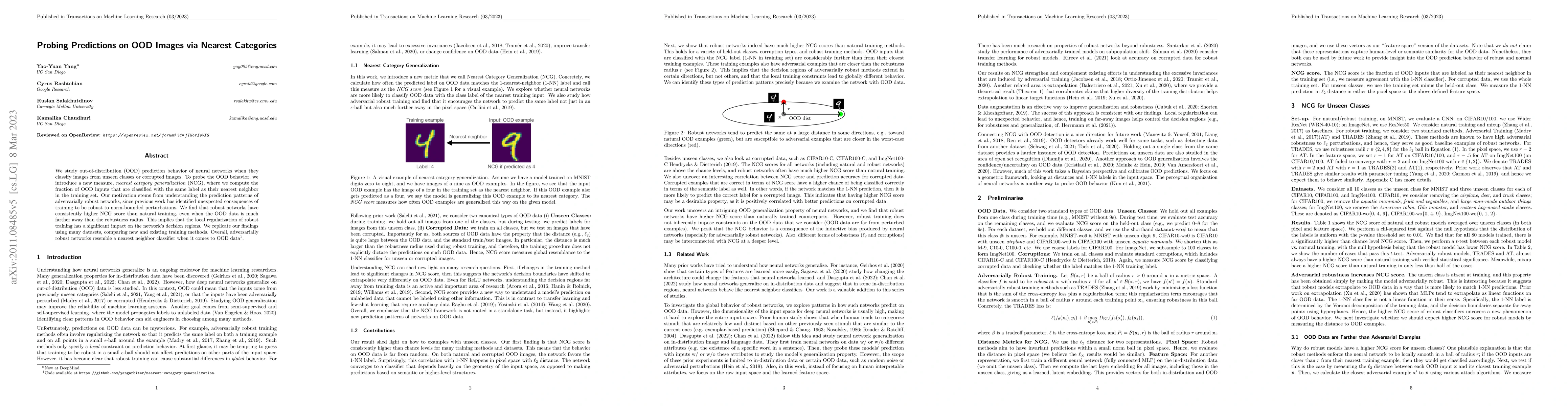 Thumbnail for Probing Predictions on OOD Images via Nearest Categories
