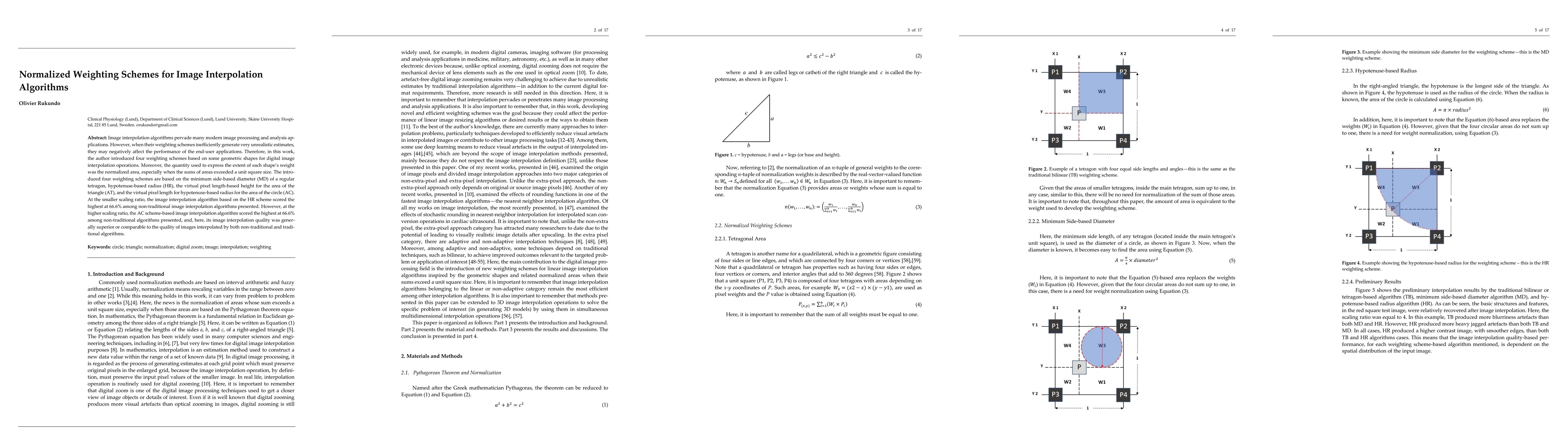 Thumbnail for Normalized Weighting Schemes for Image Interpolation Algorithms