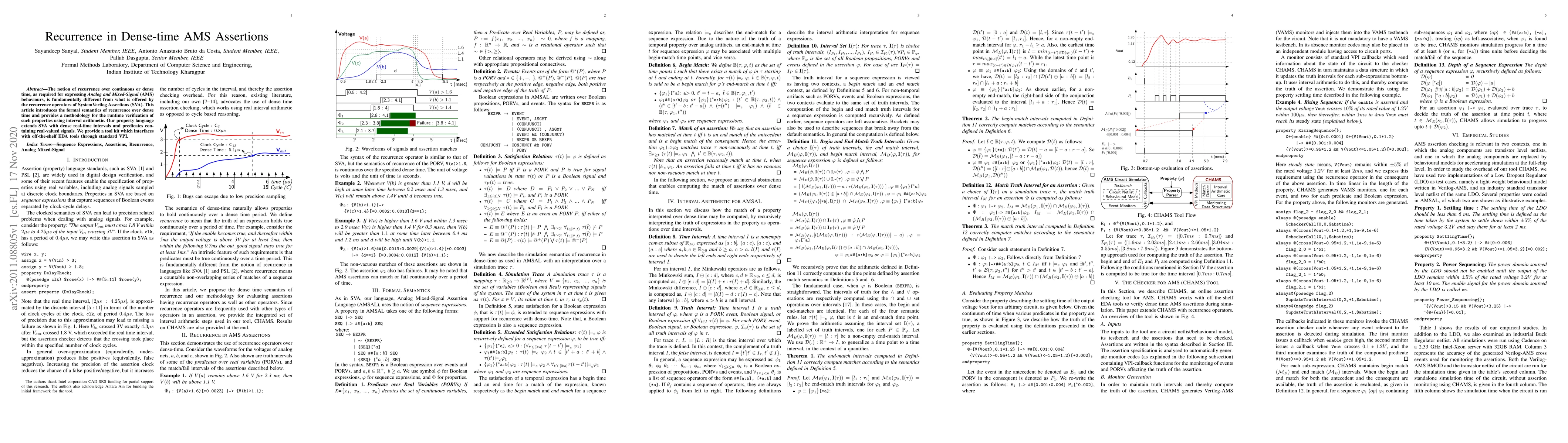 Thumbnail for Recurrence in Dense-time AMS Assertions