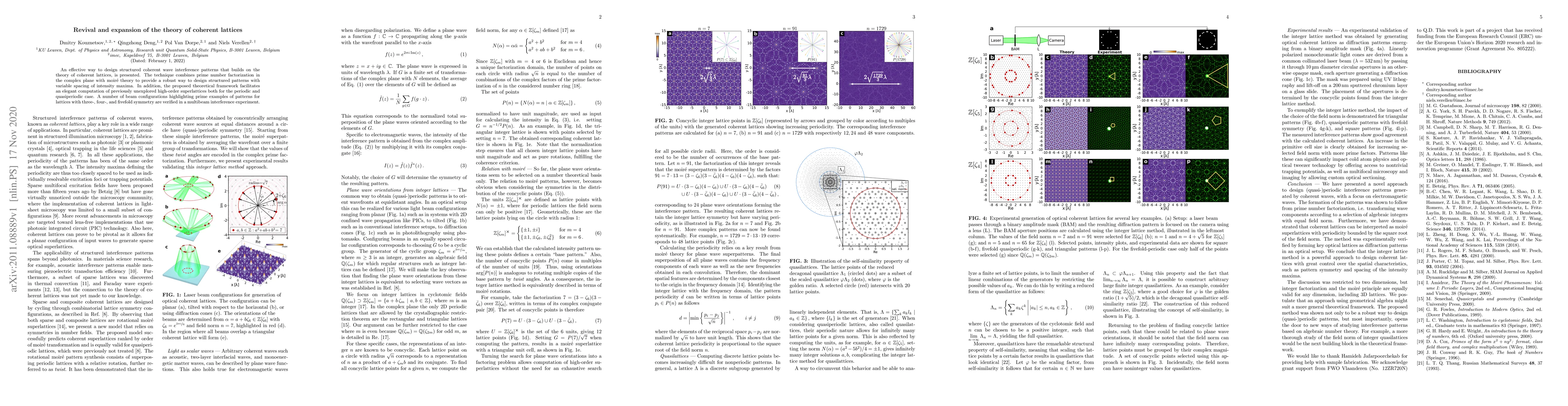 Thumbnail for Revival and Expansion of the Theory of Coherent Lattices