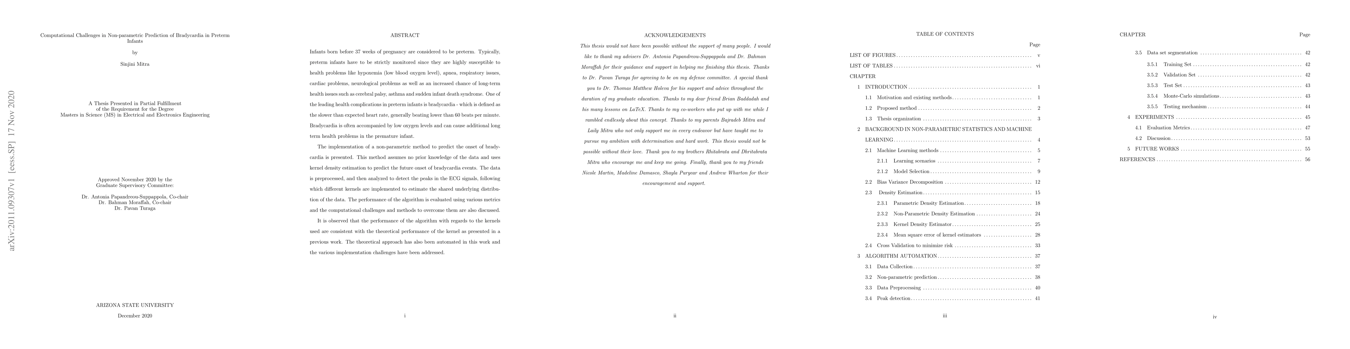 Thumbnail for Computational Challenges in Non-parametric Prediction of Bradycardia in
  Preterm Infants
