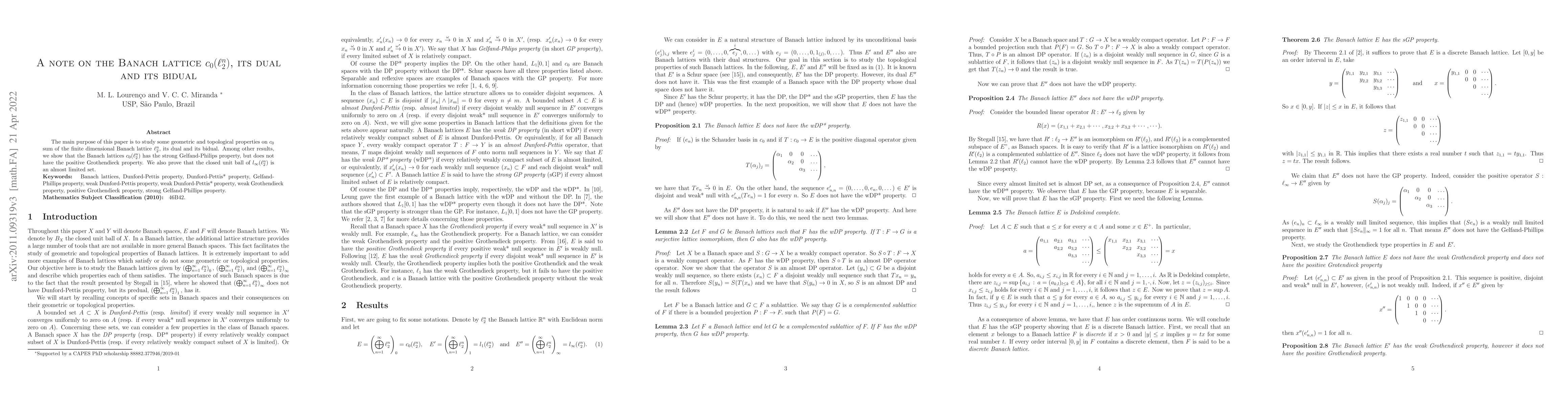 Thumbnail for A note on the Banach lattice $c_0( \ell_2^n)$, its dual and its bidual