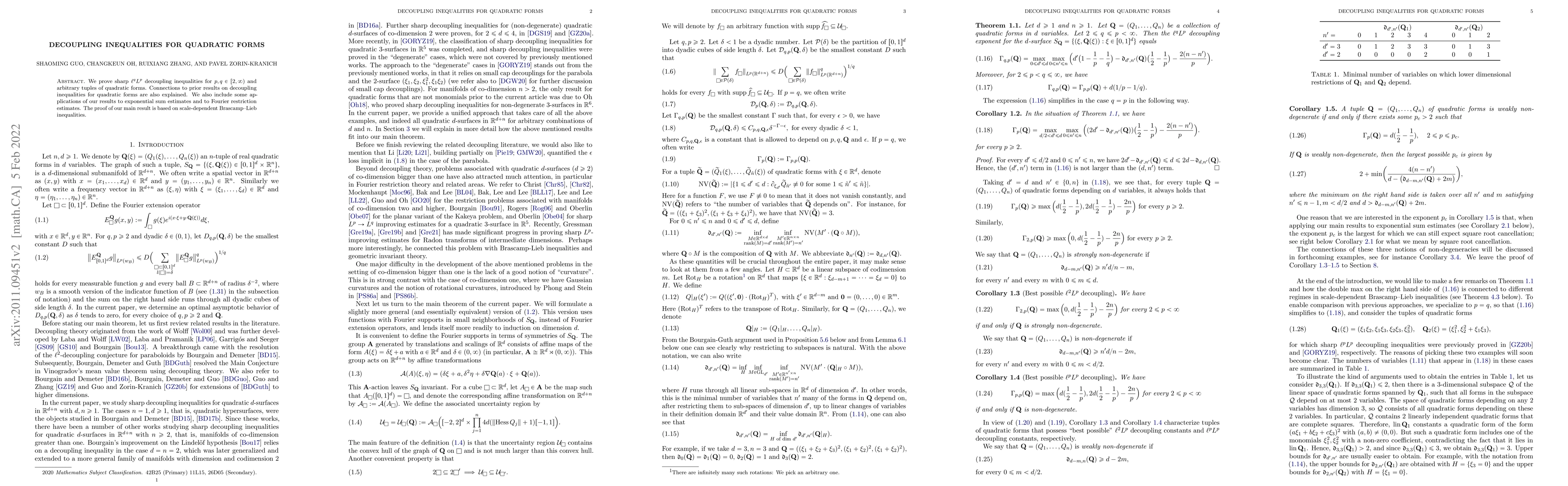 Thumbnail for Decoupling inequalities for quadratic forms