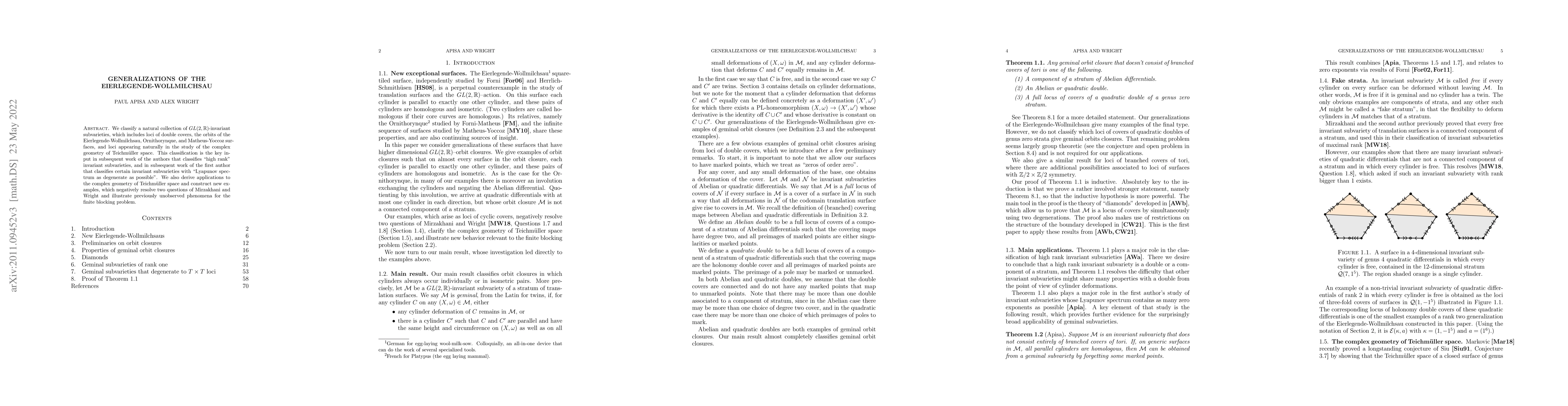 Thumbnail for Generalizations of the Eierlegende-Wollmilchsau