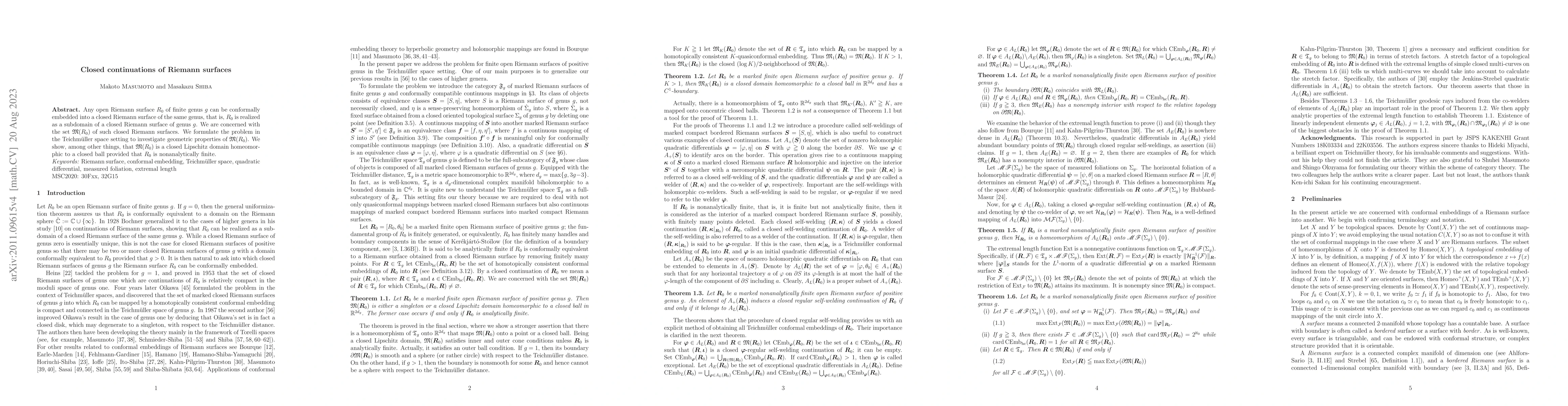 Thumbnail for Closed continuations of Riemann surfaces