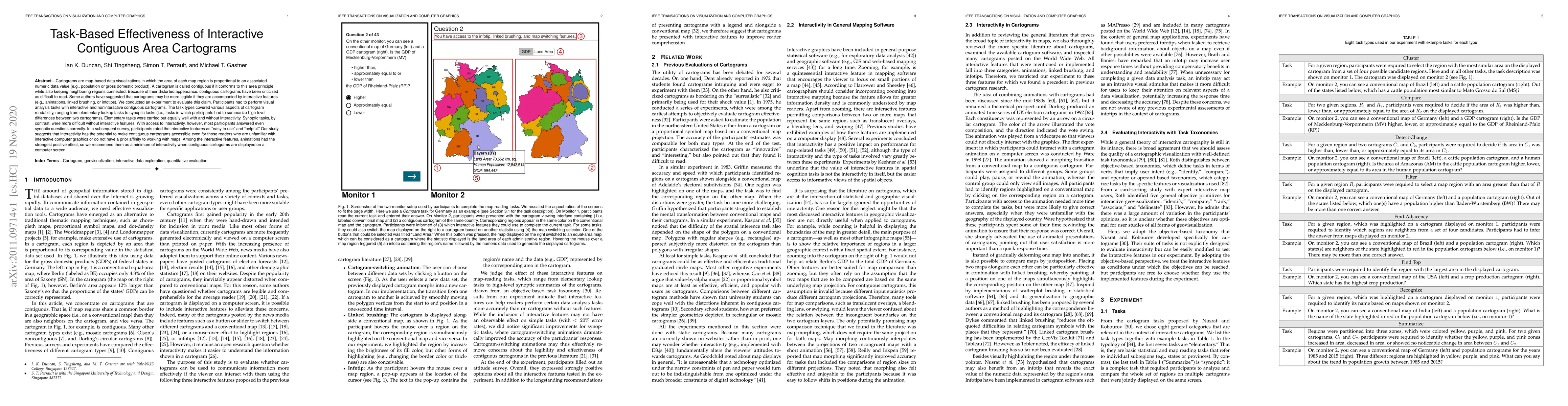 Thumbnail for Task-Based Effectiveness of Interactive Contiguous Area Cartograms