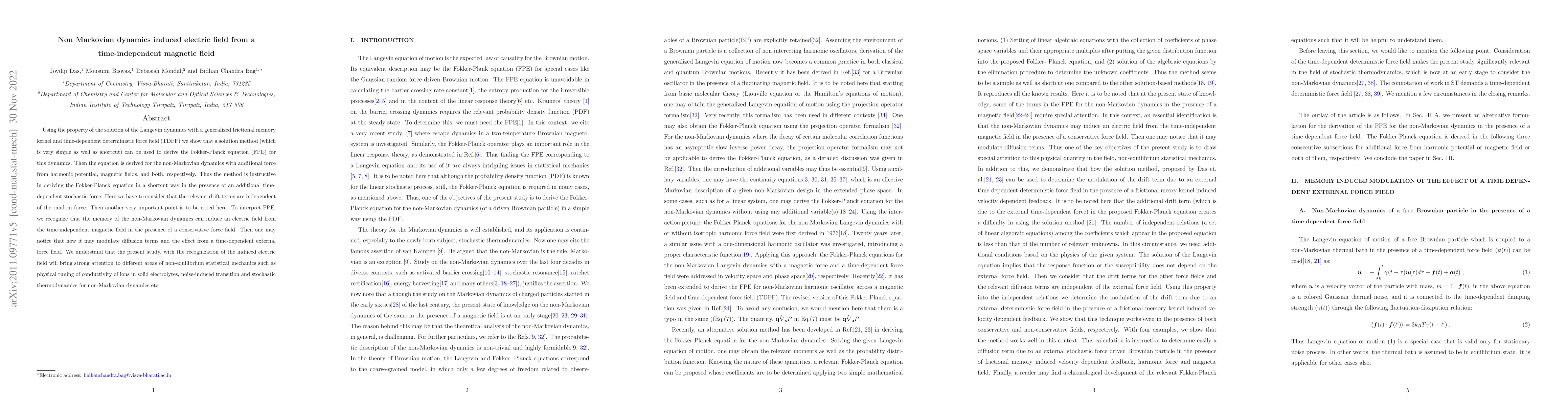 Thumbnail for A shortcut way to the Fokker-Planck equation for the non-Markovian
  dynamics