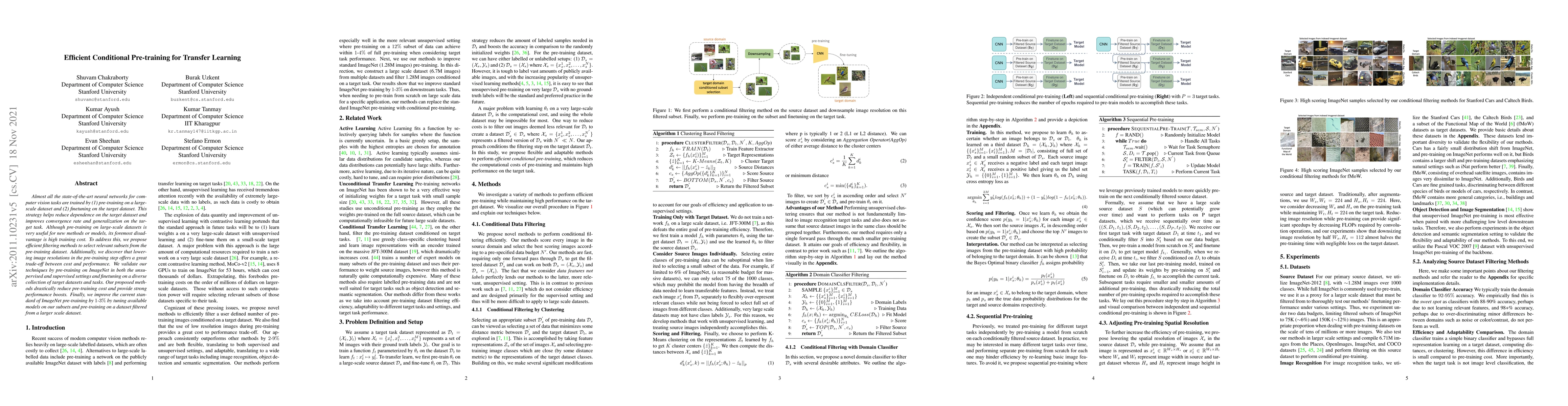 Thumbnail for Efficient Conditional Pre-training for Transfer Learning