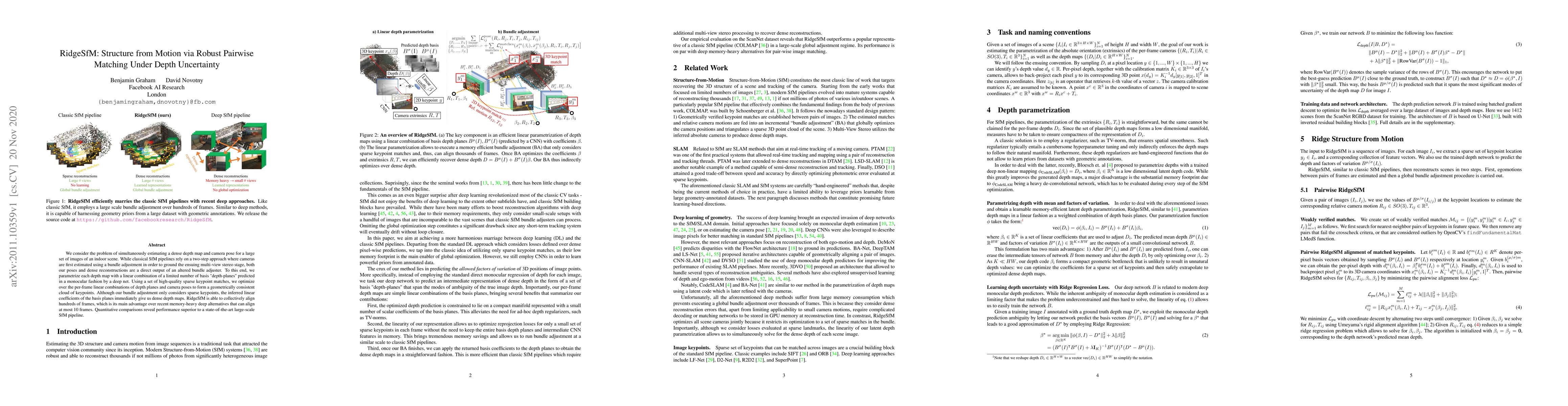 Thumbnail for RidgeSfM: Structure from Motion via Robust Pairwise Matching Under Depth
  Uncertainty