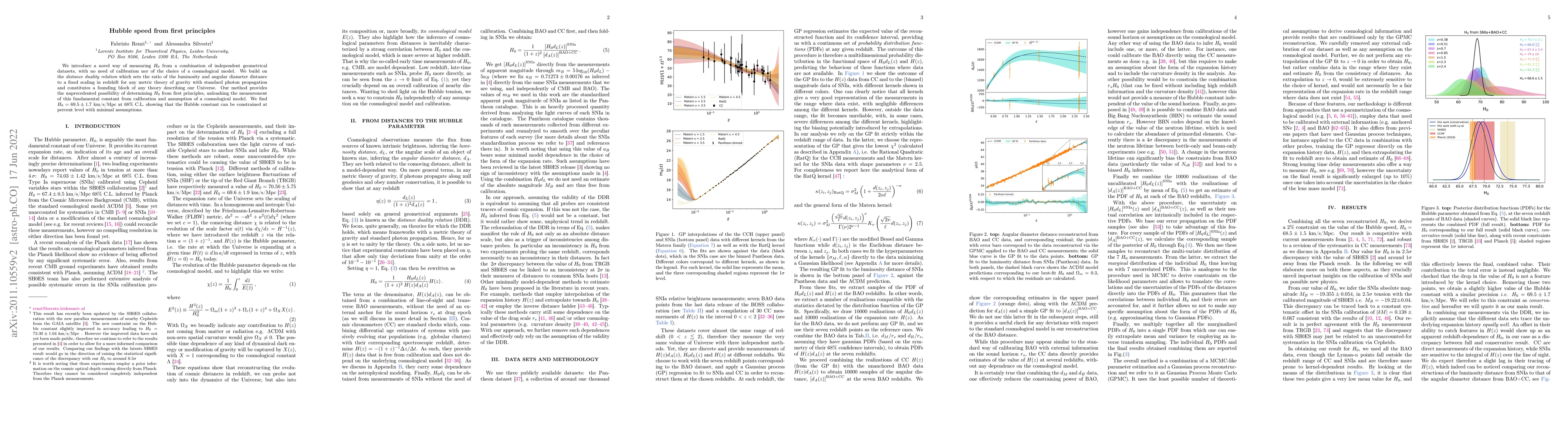 Thumbnail for A look at the Hubble speed from first principles