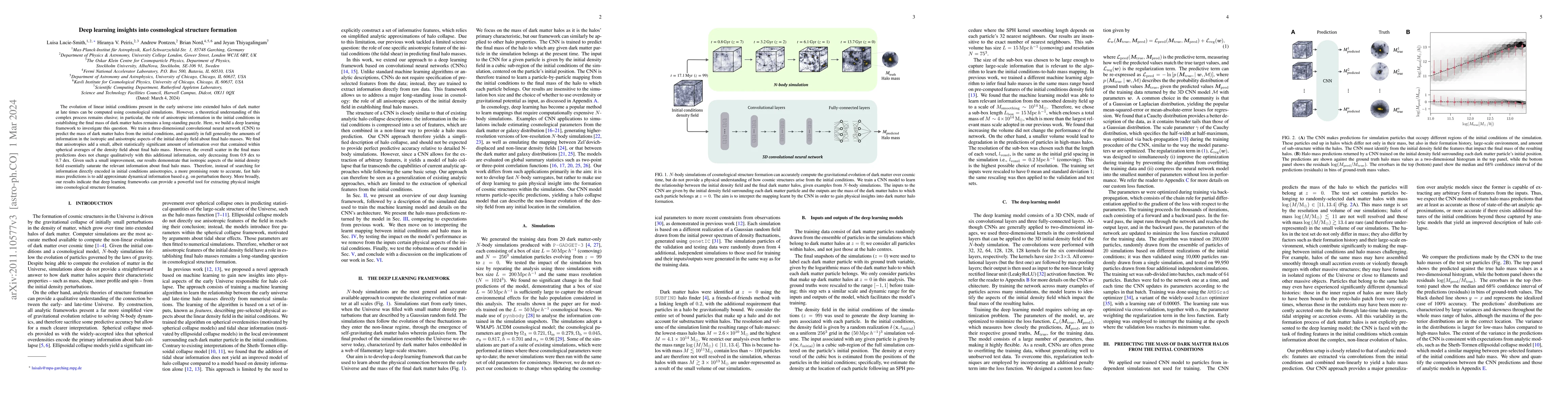 Thumbnail for Deep learning insights into cosmological structure formation