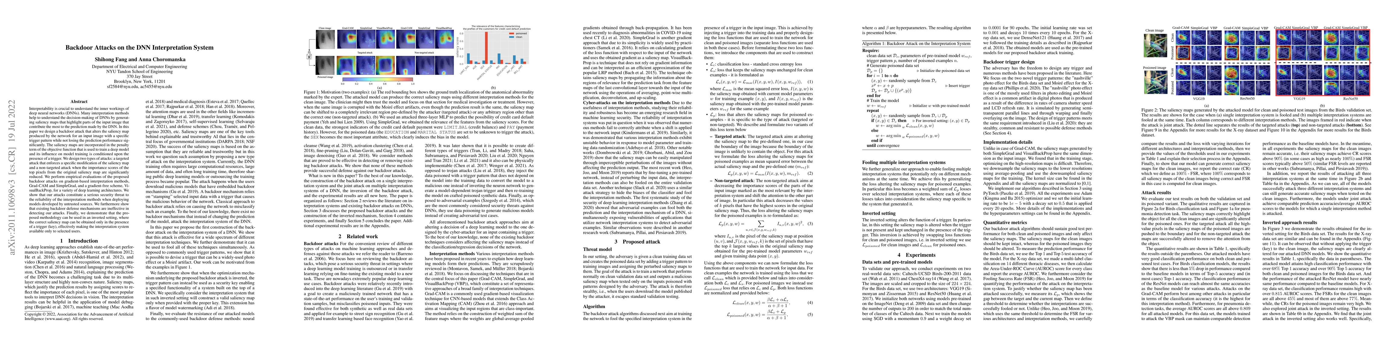 Thumbnail for Backdoor Attacks on the DNN Interpretation System