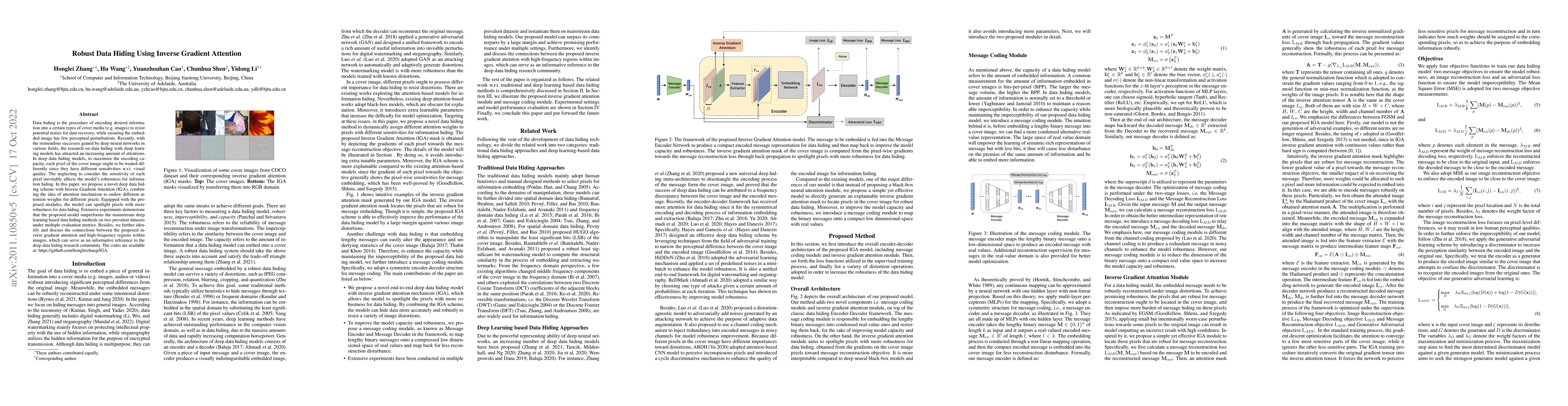 Thumbnail for Robust Data Hiding Using Inverse Gradient Attention