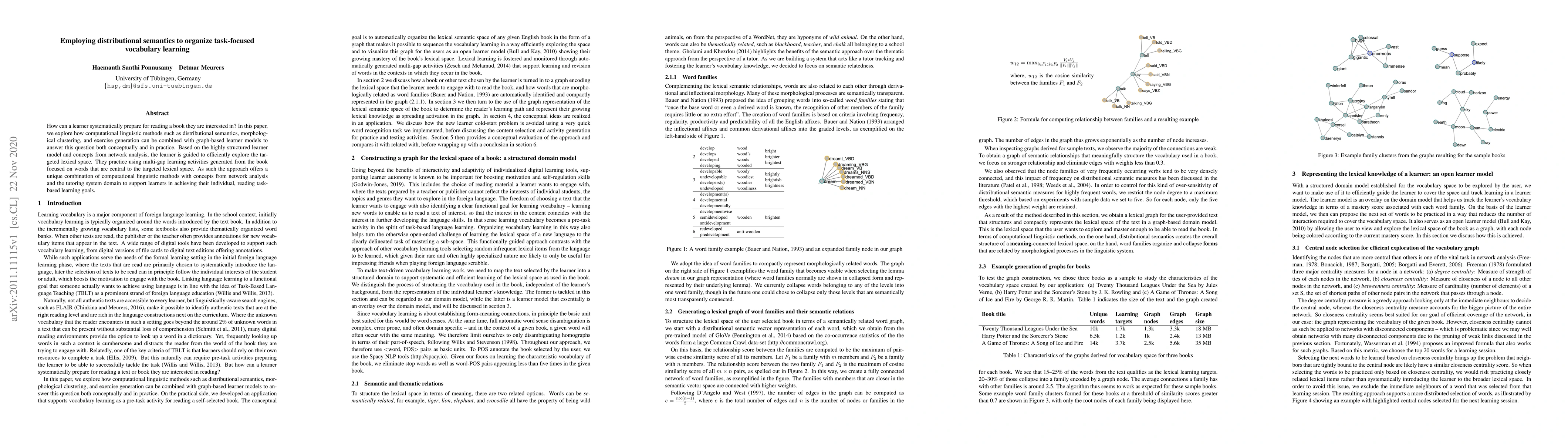 Thumbnail for Employing distributional semantics to organize task-focused vocabulary
  learning