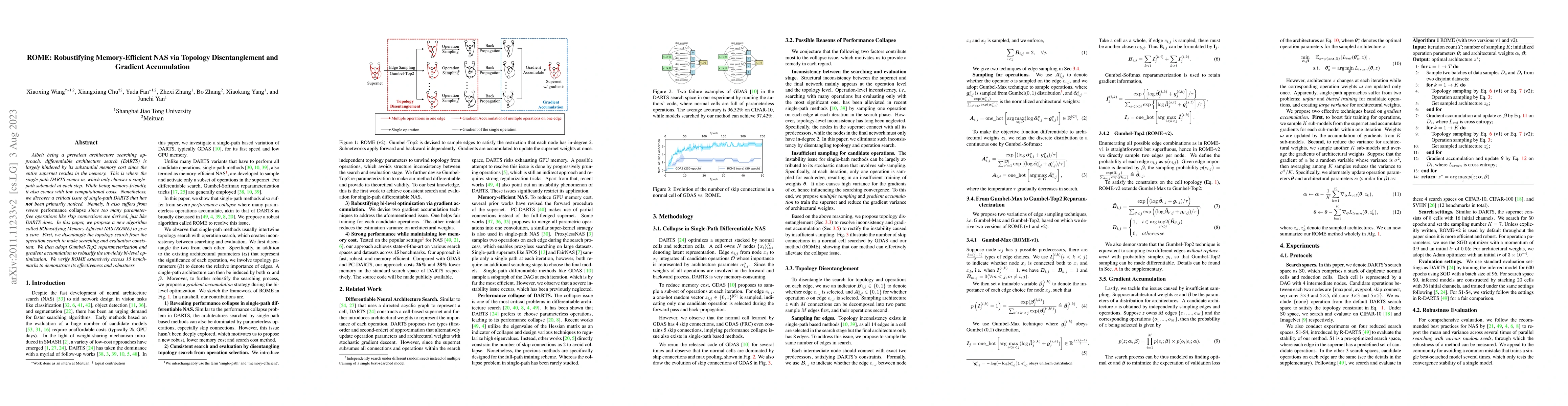 Thumbnail for ROME: Robustifying Memory-Efficient NAS via Topology Disentanglement and
  Gradient Accumulation