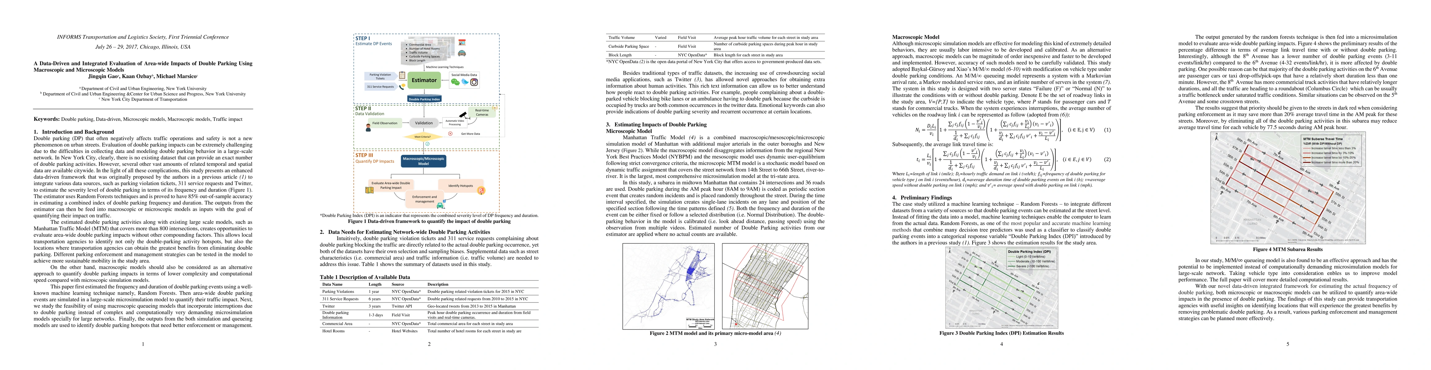 Thumbnail for A Data-Driven and Integrated Evaluation of Area-wide Impacts of Double
  Parking Using Macroscopic and Microscopic Models