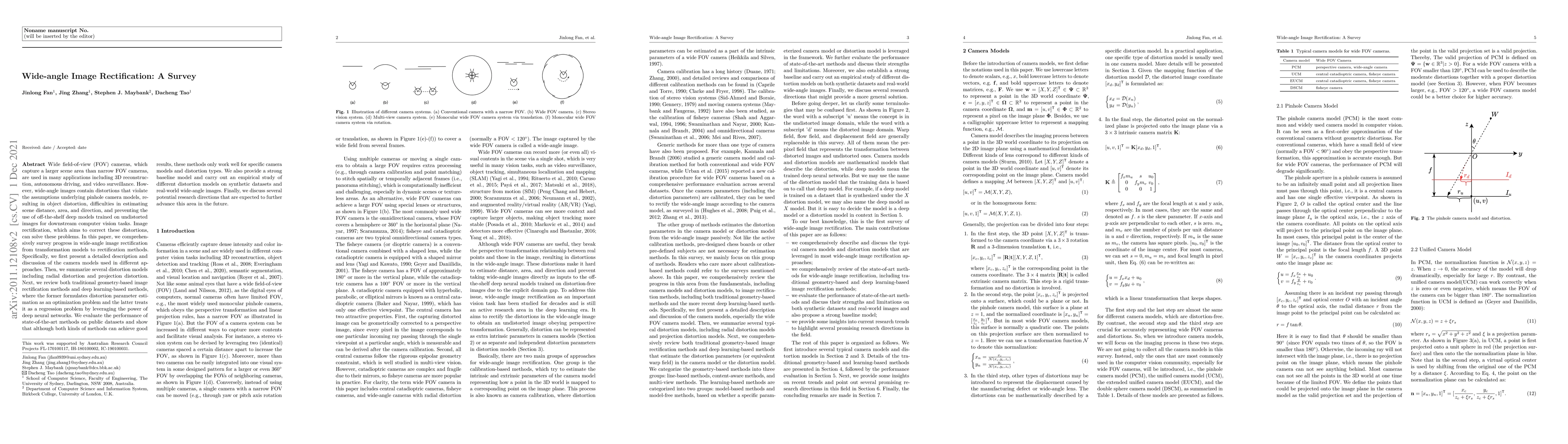 Thumbnail for Wide-angle Image Rectification: A Survey