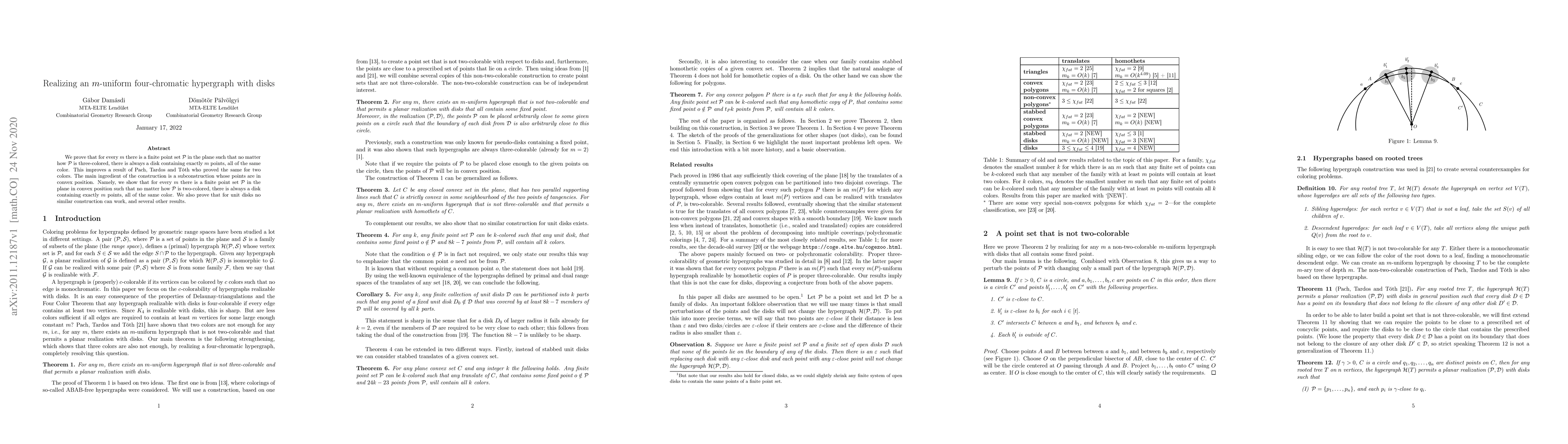 Thumbnail for Realizing an m-uniform four-chromatic hypergraph with disks