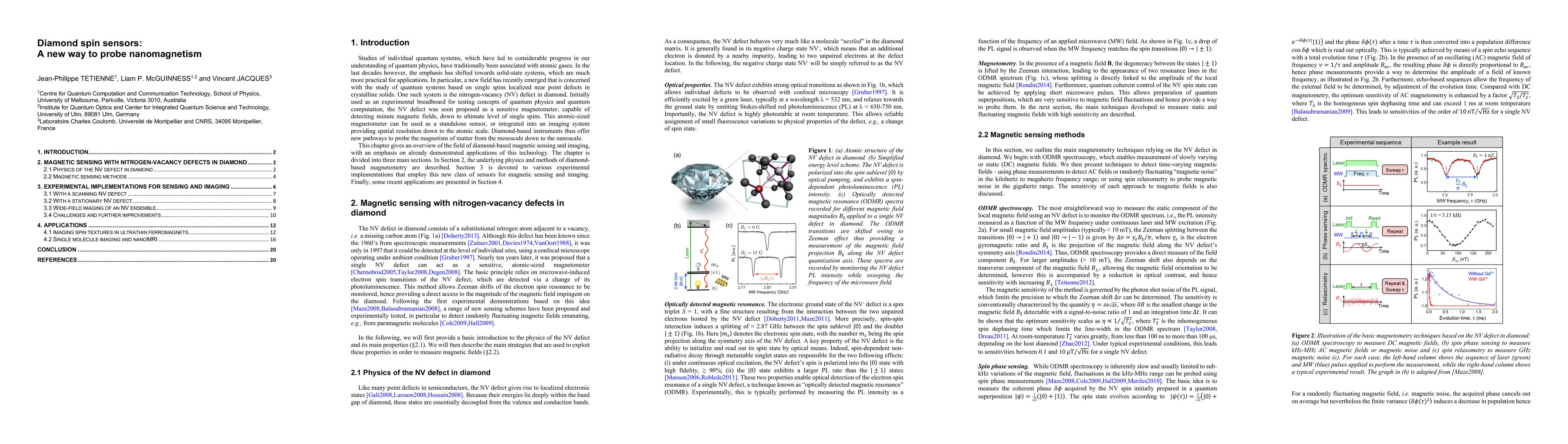 Thumbnail for Diamond spin sensors: A new way to probe nanomagnetism