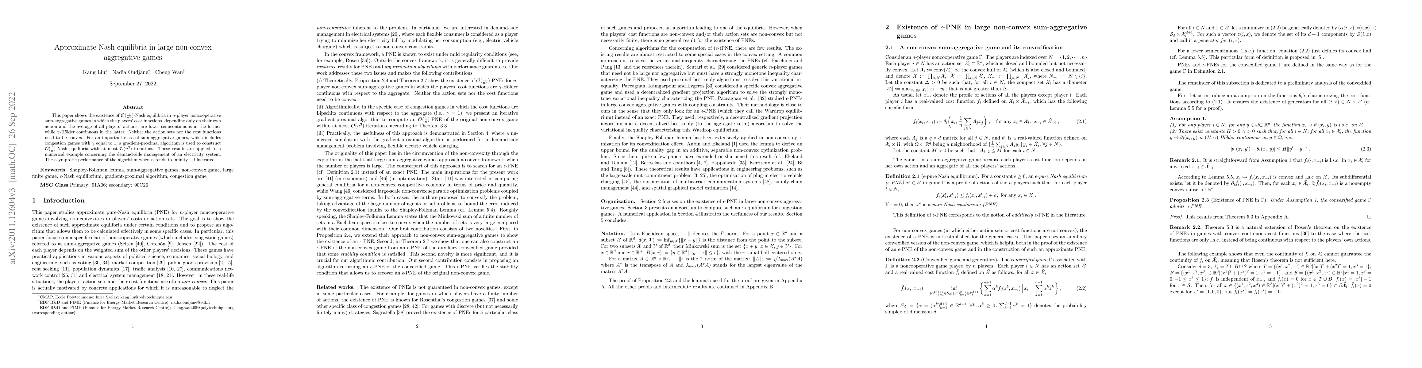 Thumbnail for Approximate Nash equilibria in large nonconvex aggregative games