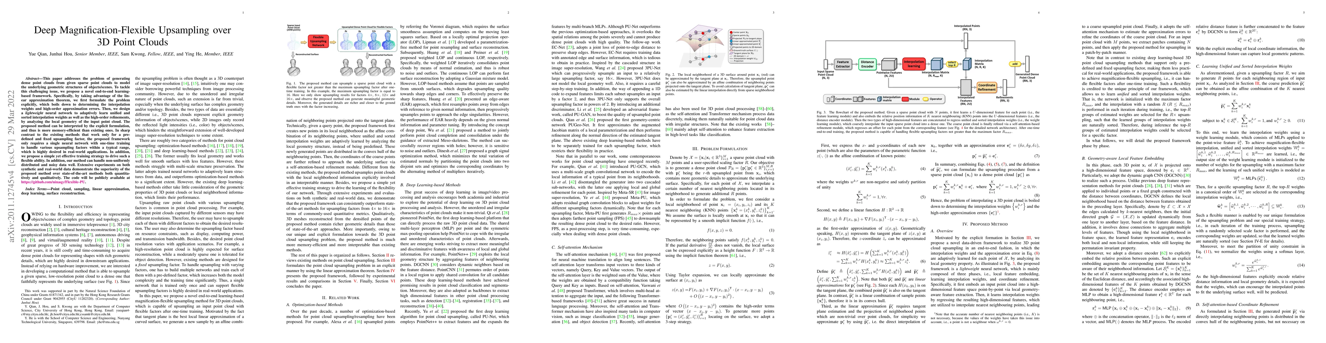 Thumbnail for Deep Magnification-Flexible Upsampling over 3D Point Clouds