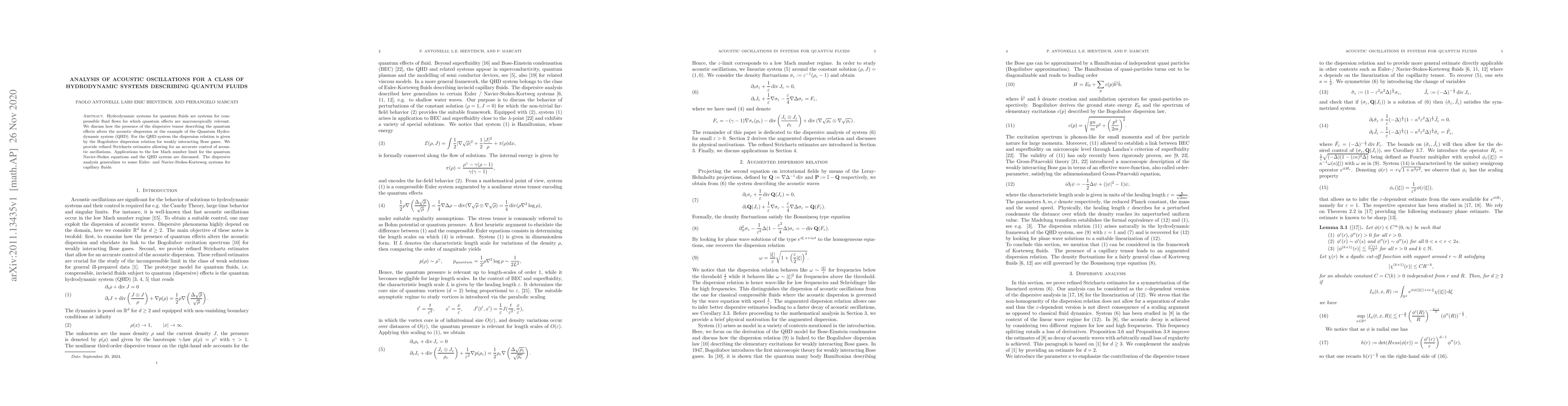 Thumbnail for Analysis of acoustic oscillations for a class of hydrodynamic systems
  describing quantum fluids