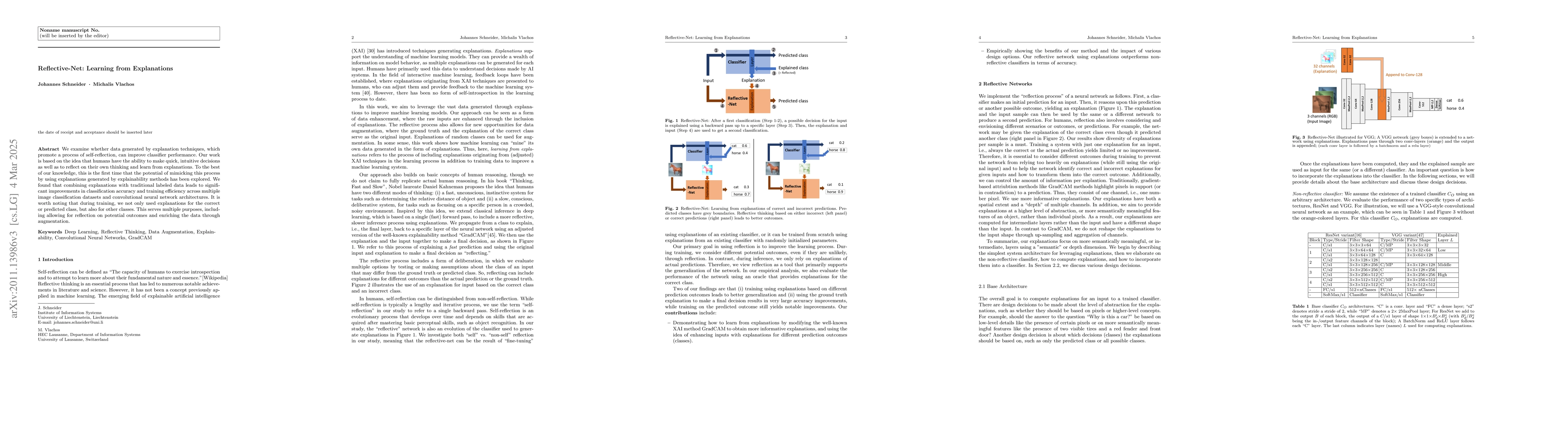 Thumbnail for Reflective-Net: Learning from Explanations