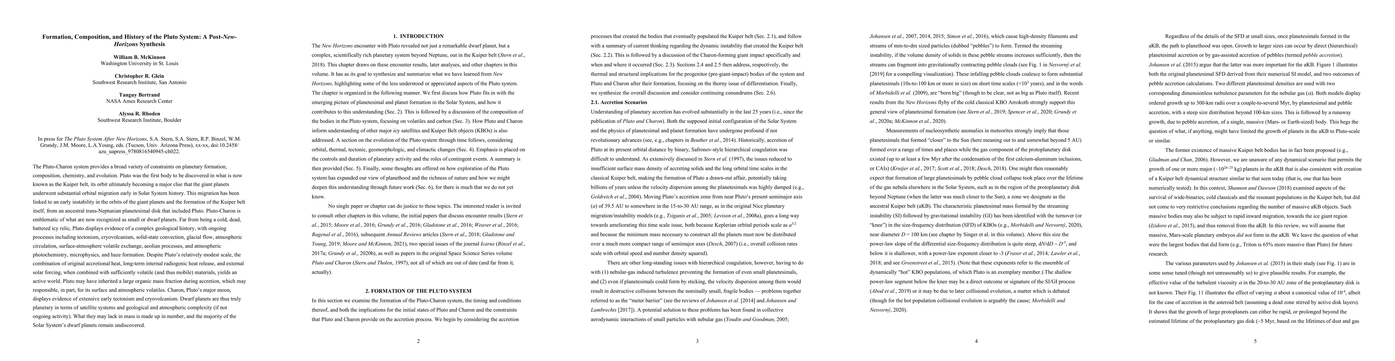 Thumbnail for Formation, Composition, and History of the Pluto System: A
  Post-New-Horizons Synthesis