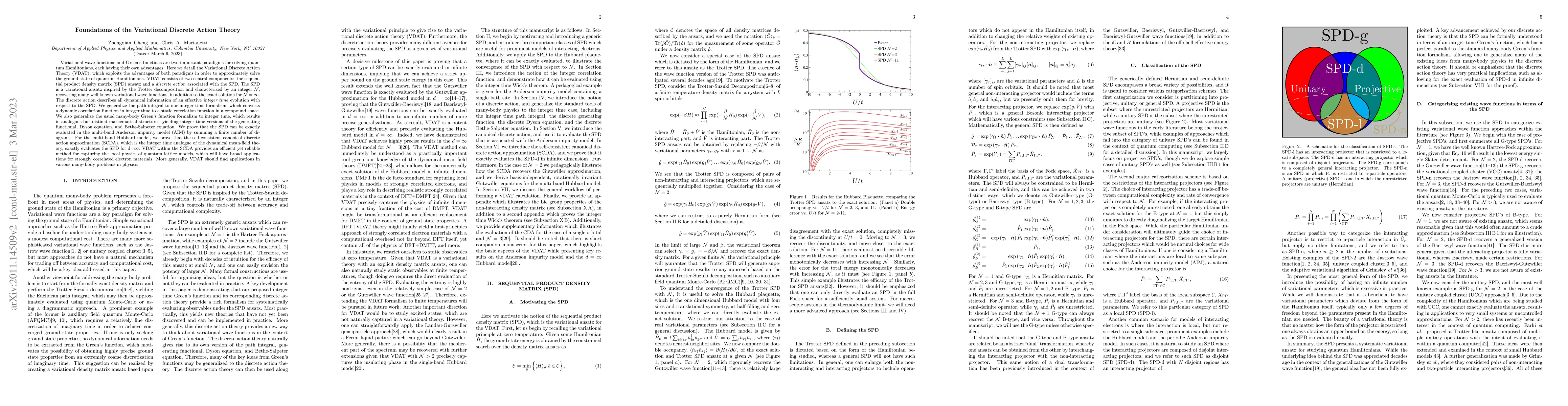 Thumbnail for Foundations of the Variational Discrete Action Theory