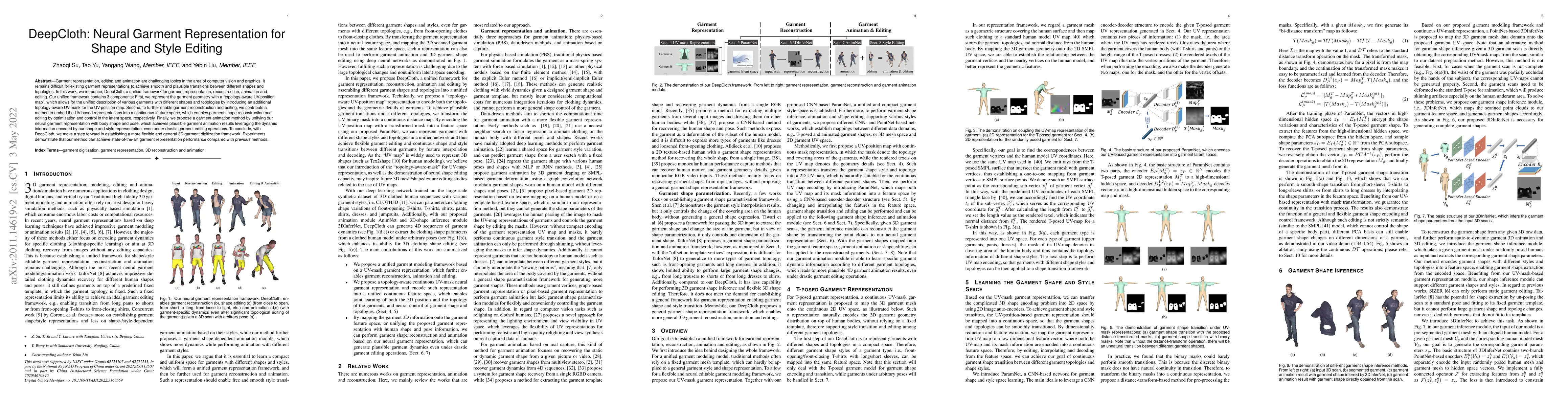 Thumbnail for DeepCloth: Neural Garment Representation for Shape and Style Editing