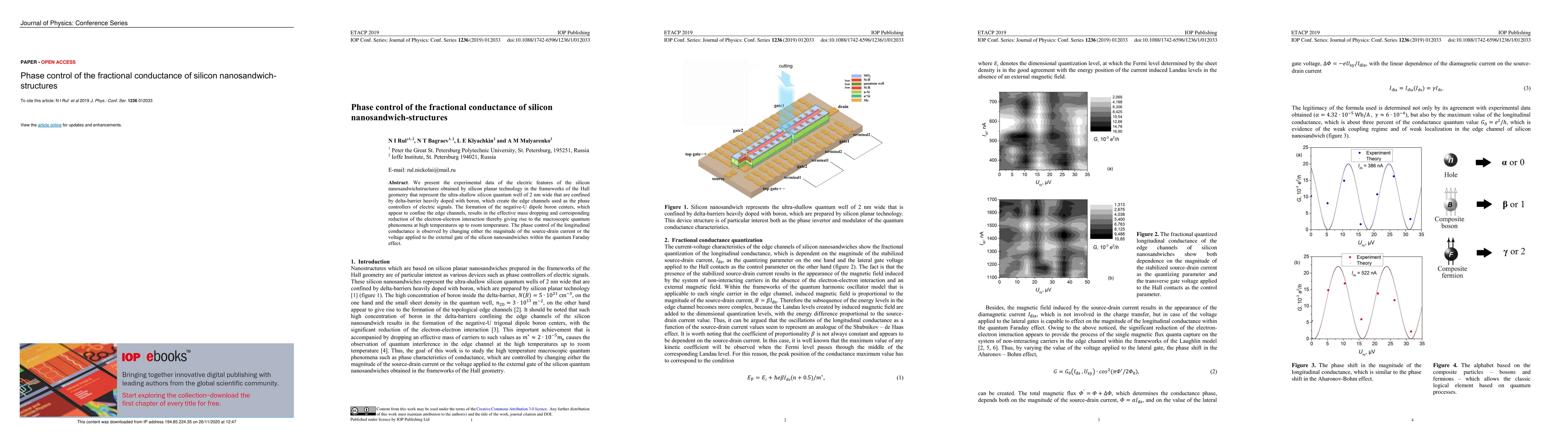 Thumbnail for Phase control of the fractional conductance of silicon
  nanosandwich-structures