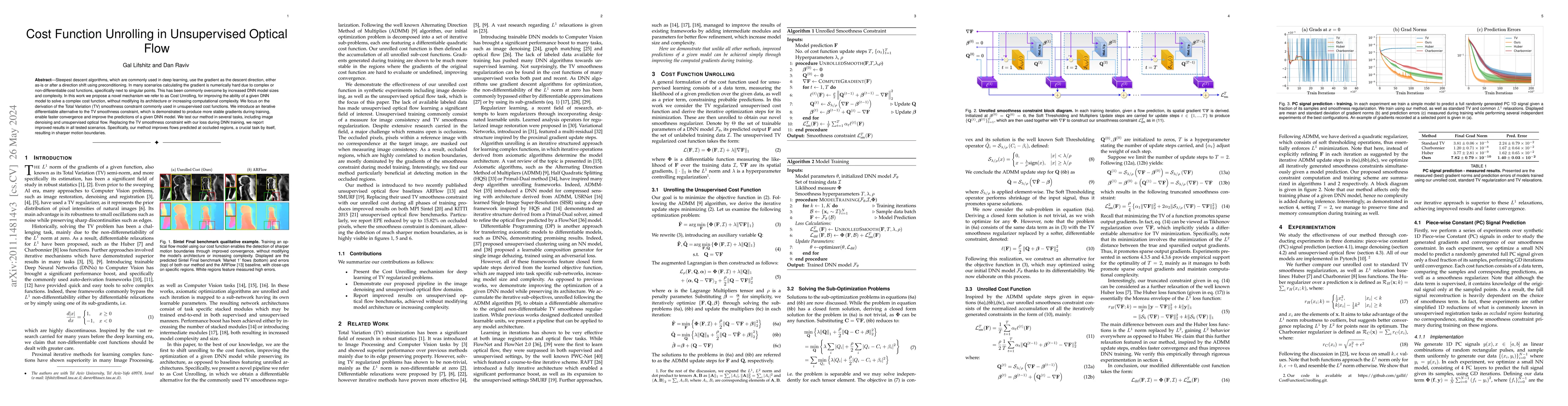 Thumbnail for Cost Function Unrolling in Unsupervised Optical Flow
