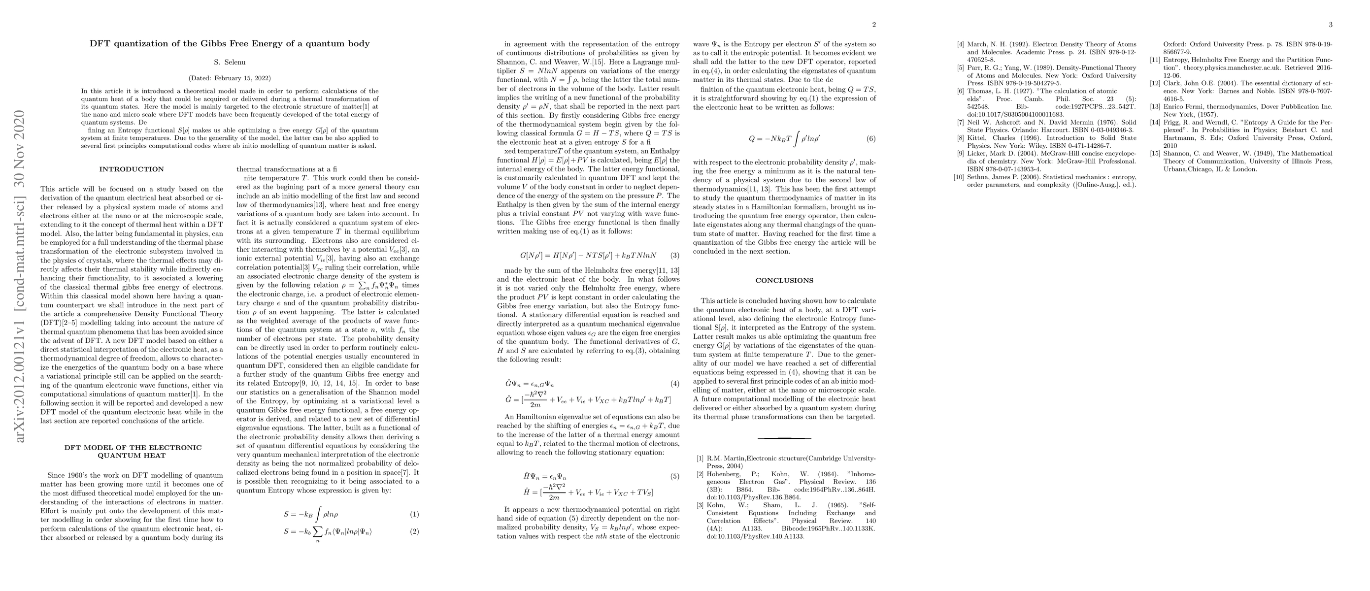 Thumbnail for DFT quantization of the Gibbs Free Energy of a quantum body