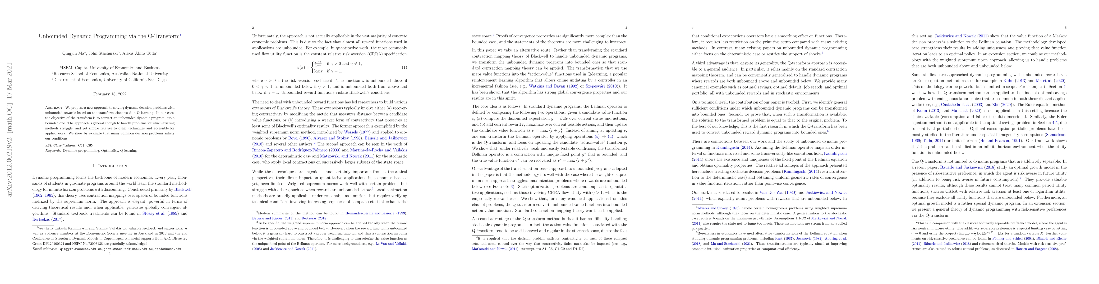 Thumbnail for Unbounded Dynamic Programming via the Q-Transform
