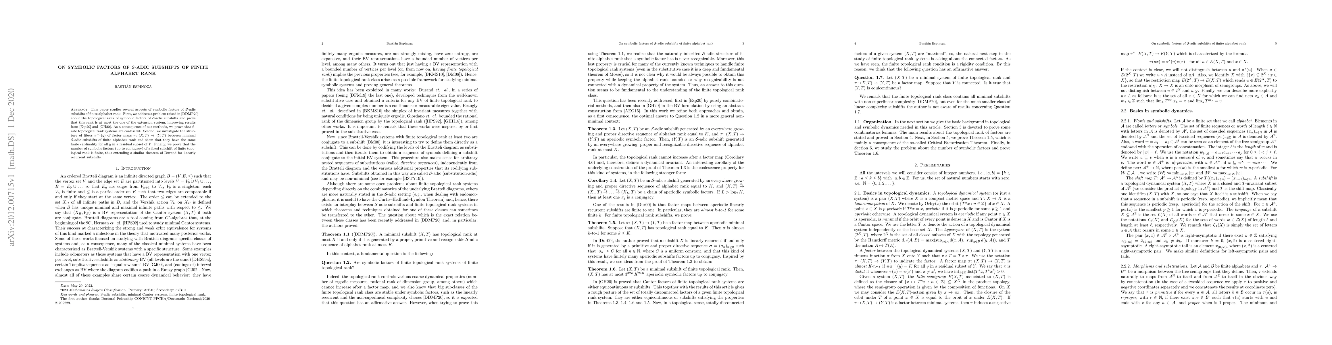 Thumbnail for On symbolic factors of $\mathcal{S}$-adic subshifts of finite
  topological rank