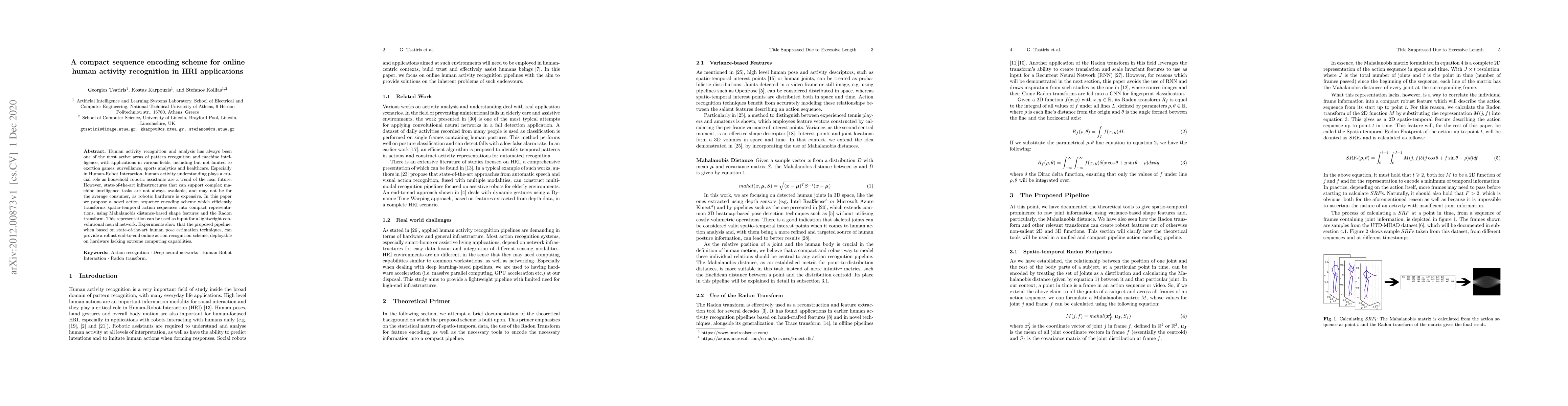 Thumbnail for A compact sequence encoding scheme for online human activity recognition
  in HRI applications