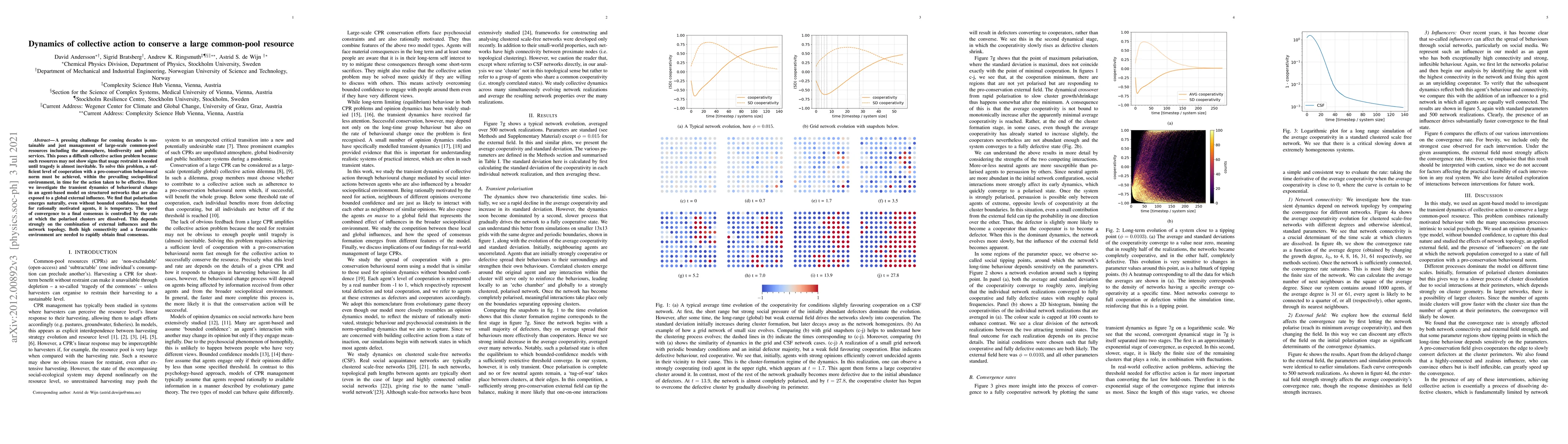 Thumbnail for Dynamics of collective action to conserve a large common-pool resource