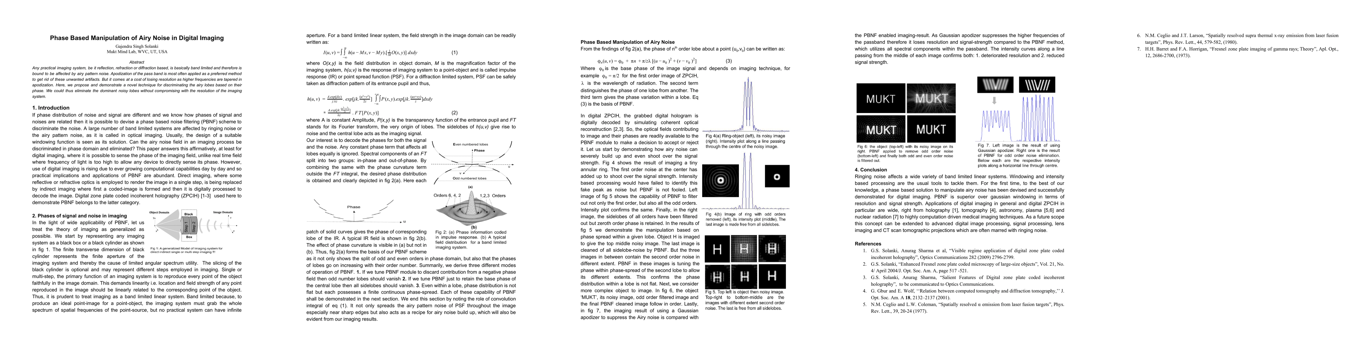 Thumbnail for Phase Based Manipulation of Airy Noise in Digital Imaging