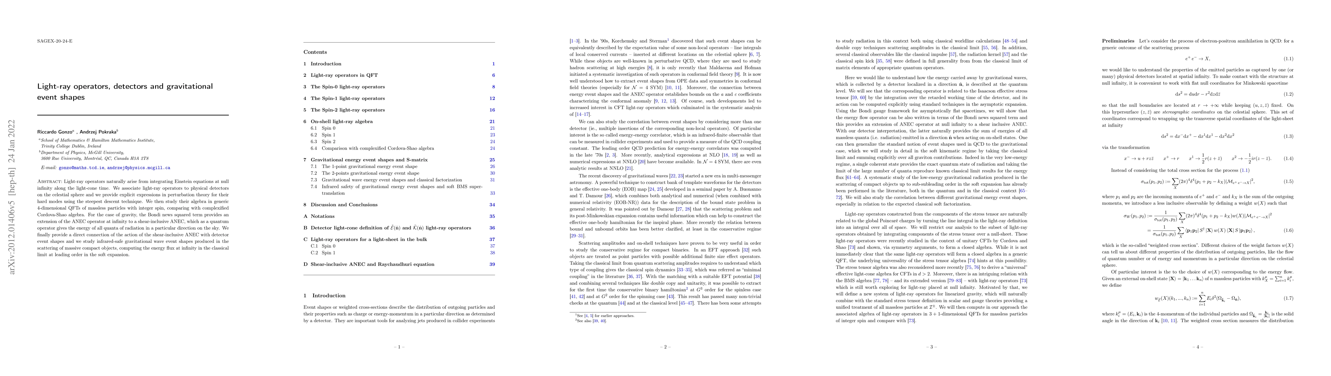 Thumbnail for Light-ray operators, detectors and gravitational event shapes