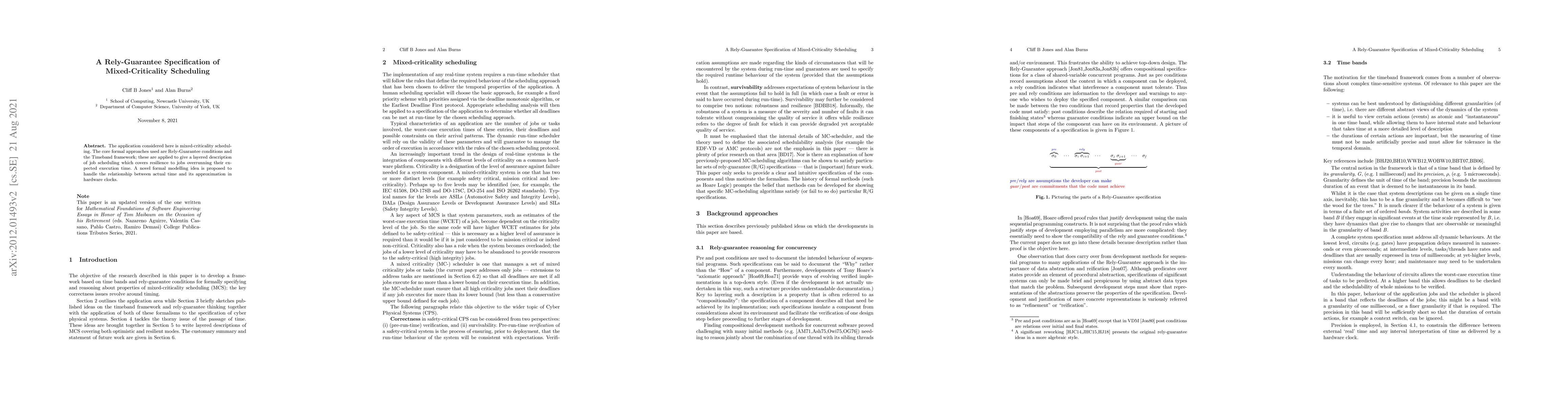Thumbnail for A Rely-Guarantee Specification of Mixed-Criticality Scheduling