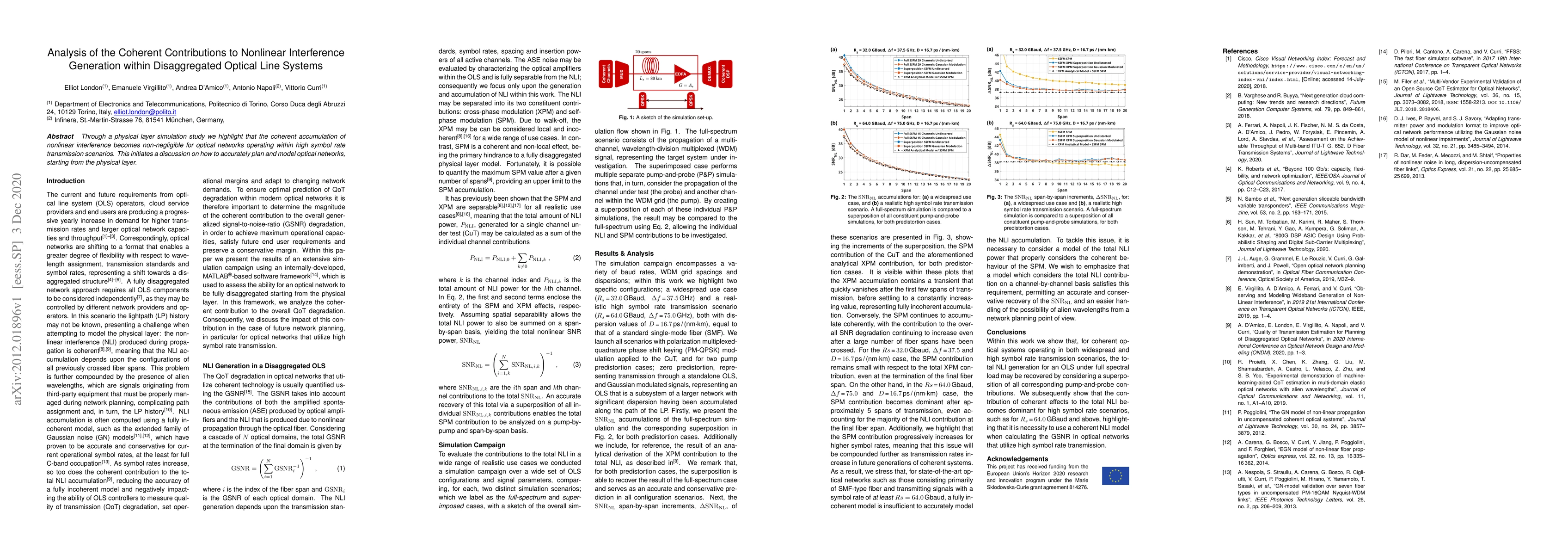 Thumbnail for Analysis of the Coherent Contributions to Nonlinear Interference
  Generation within Disaggregated Optical Line Systems