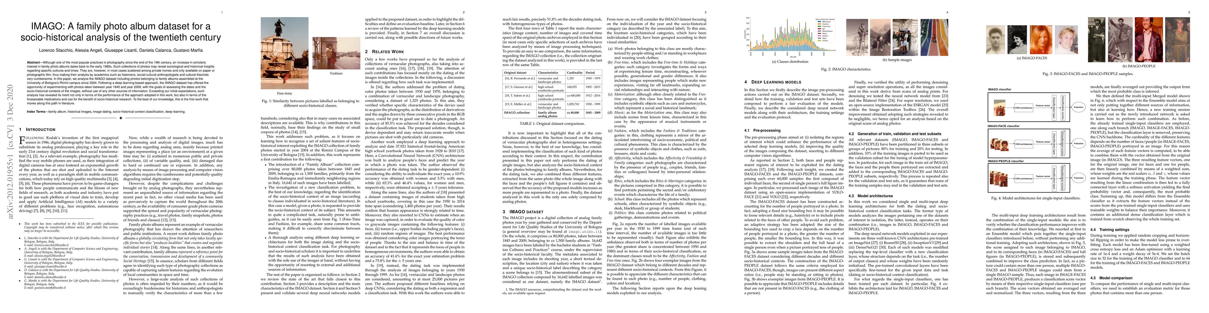 Thumbnail for IMAGO: A family photo album dataset for a socio-historical analysis of
  the twentieth century