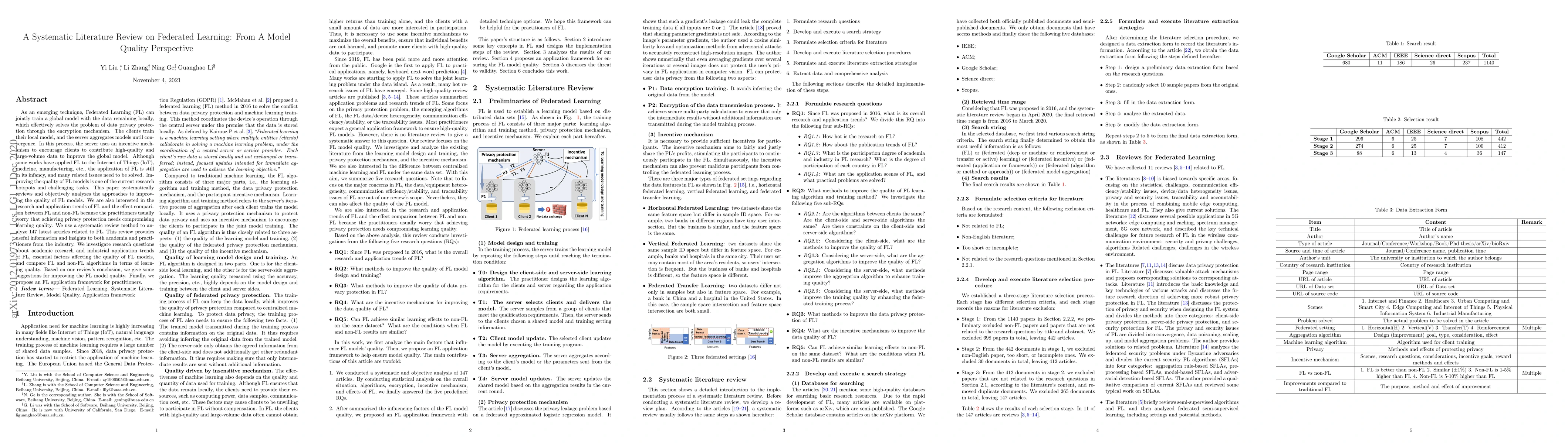 Thumbnail for A Systematic Literature Review on Federated Learning: From A Model
  Quality Perspective