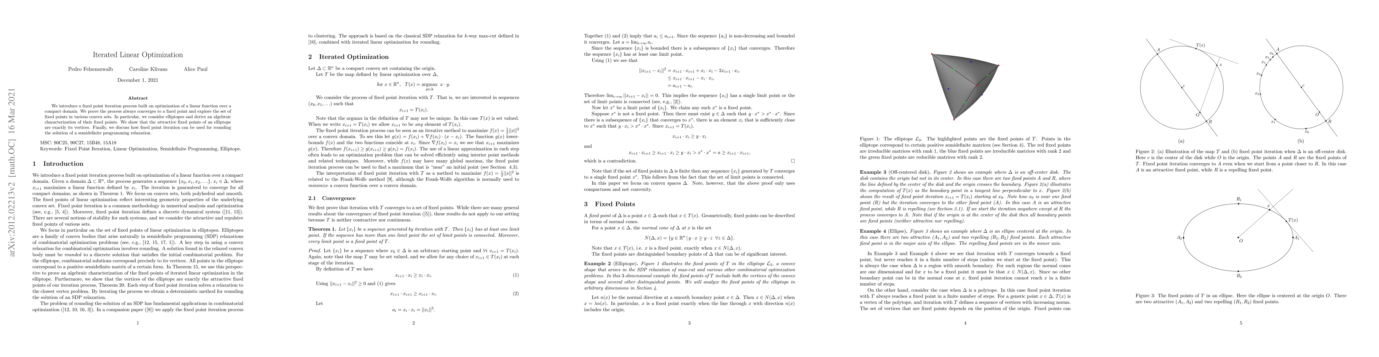 Thumbnail for Iterated Linear Optimization