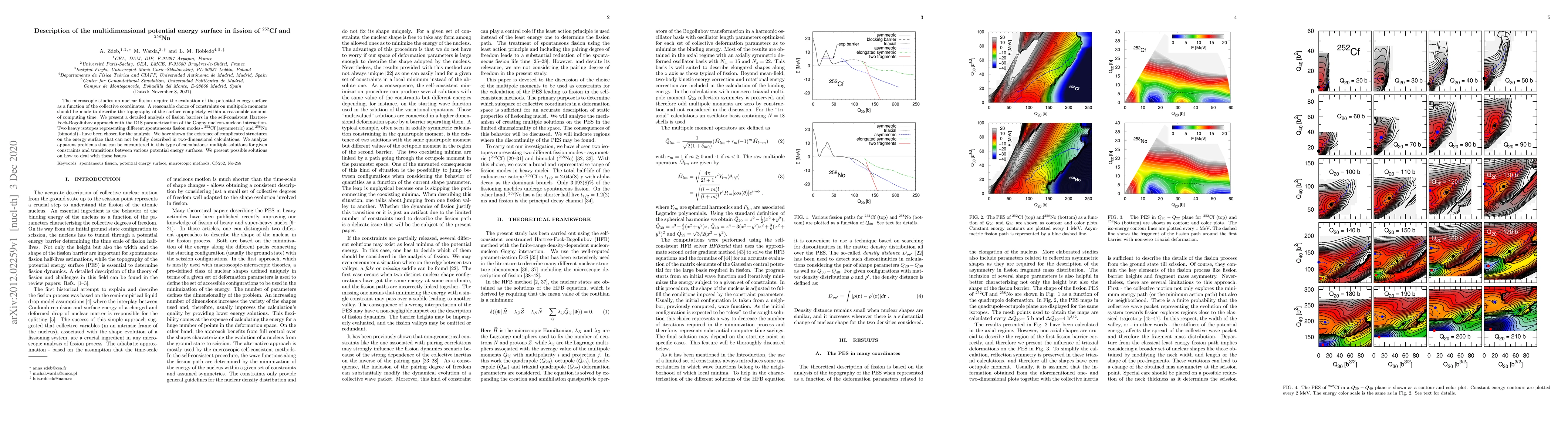 Thumbnail for Description of the multidimensional potential energy surface in fission
  of $^{252}$Cf and $^{258}$No
