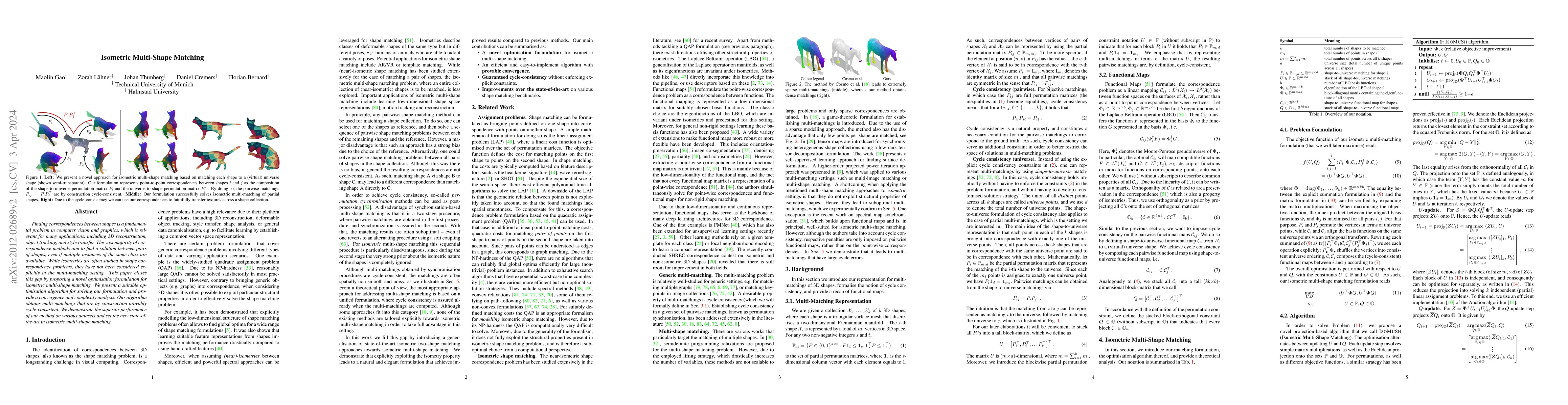 Thumbnail for Isometric Multi-Shape Matching